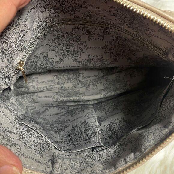 Sag Harbors Ladies Shoulder Purse Beige - Picture 6 of 6